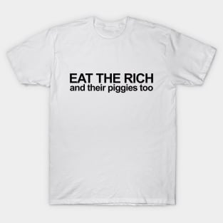 Eat The Rich, Black T-Shirt